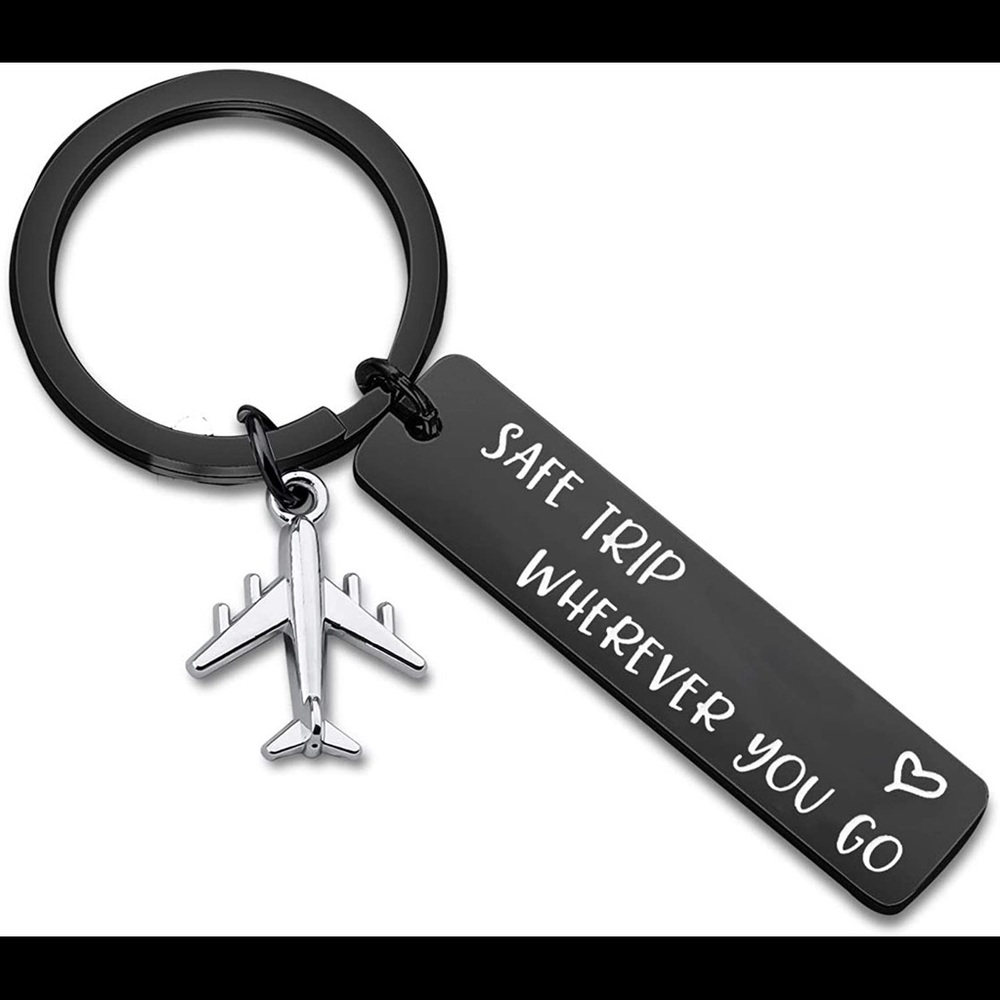 Safe trip wherever you go keychain - Picture 1 of 2
